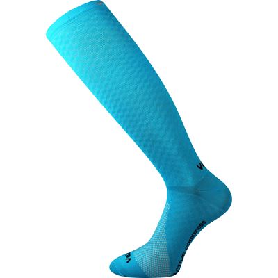 LITHE neon turquoise compression knee socks