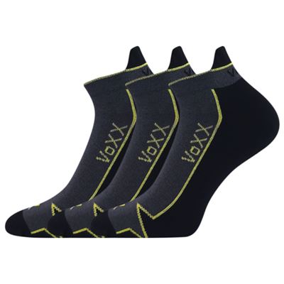 LOCATOR A dark grey cotton sports socks