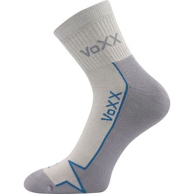 LOCATOR B light grey cotton sports socks with turquoise