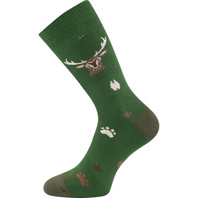 Hunting socks LOVIX 01 terry cloth with DEER image