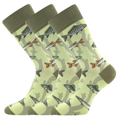 Thin socks fishing LOVIX 02 with fishing motifs FISH VoXX 126478 2