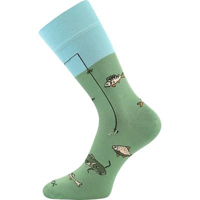 Thin socks fishing LOVIX 02 with fishing motifs FISHERMAN VoXX 126479 4