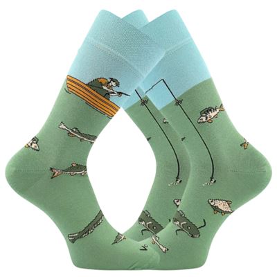 Thin socks fishing LOVIX 02 with fishing motifs FISHERMAN VoXX 126479 2