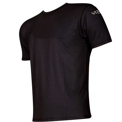 MERINOWOOL 02 men's functional T-shirt with short sleeves, BLACK