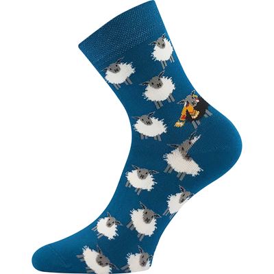 Women's summer socks MAKY 03 mix WITH ANIMALS (3 pairs) BOMA 126671 4