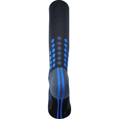 MARATHON compression sports knee socks with silver ions, DARK BLUE