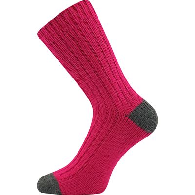 Women's thick socks MARMOLADA magenta