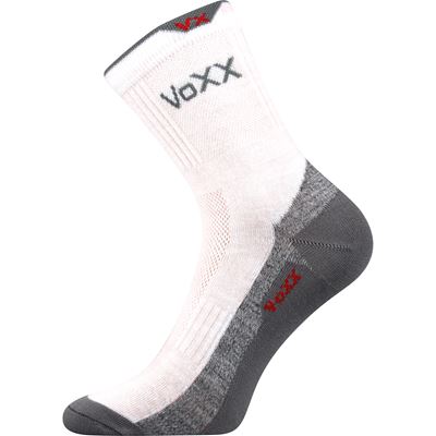 MASCOTT thin sports socks with silver WHITE