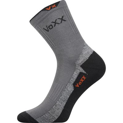 MASCOTT thin sports socks with silver LIGHT GREY