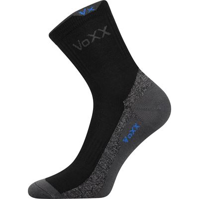 MASCOTT thin sports socks with silver BLACK