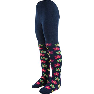 MAX children's tights with FLOWERS pattern