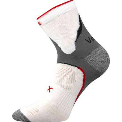 MAXTER thin sports socks with silver WHITE
