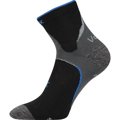 MAXTER thin sports socks with silver BLACK