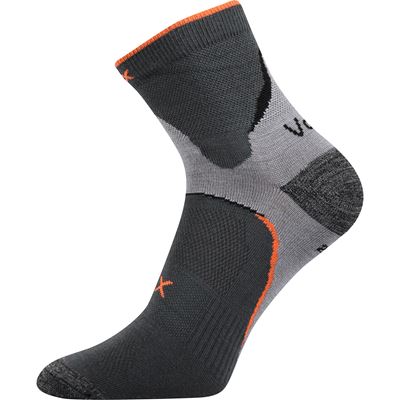 MAXTER thin sports socks with silver DARK GREY