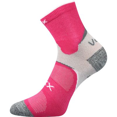 MAXTERIK children's sports socks with silver GIRLS (3 pairs)