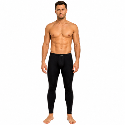 Men's MERINOWOOL 04 BLACK long functional underwear