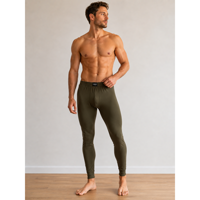 Men's MERINOWOOL 04 KHAKI long functional underwear