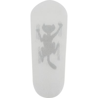 MICINA women's sports socks with cat on the foot WHITE