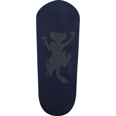 MICINA women's sports socks with cat on the sole DARK BLUE