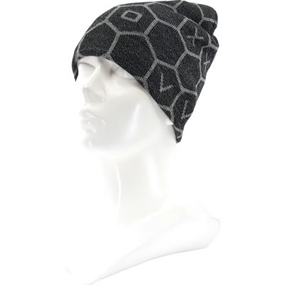 Men's knitted hat MIGNON black melange