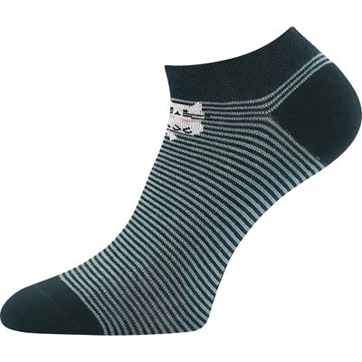 Women's low socks MIKI 04 summer mix WITH CATS (3 pairs) BOMA 126668 4