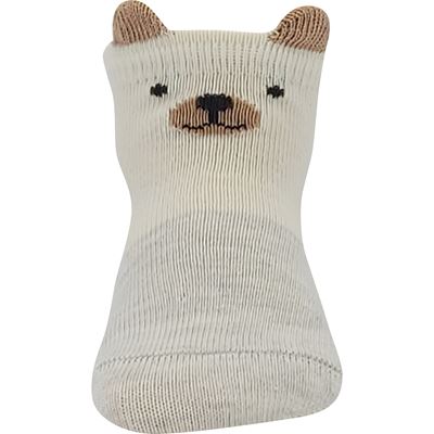 Baby socks, thin, MÍŠÁNEK ABS, light grey