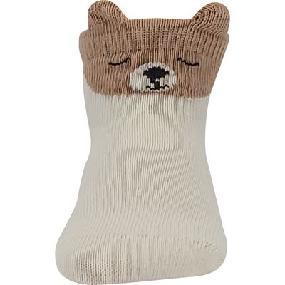 Baby socks, thin, MÍŠÁNEK ABS, cream