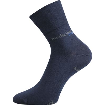 Medicine MISSION socks with soft cuff, DARK BLUE