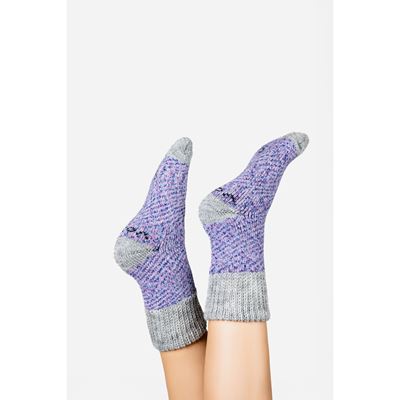 MOLDE thick winter socks, warm with silver ions, BLUE-PINK