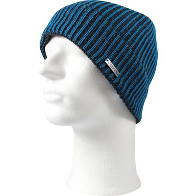 Men's knitted hat MONTERAY thin BLUE