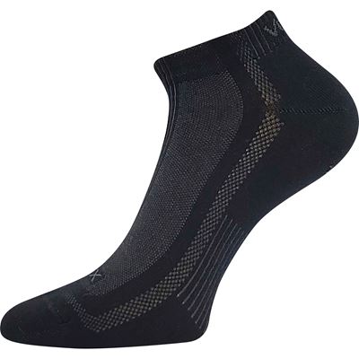 MORFAN low-cut sports socks made of modal BLACK