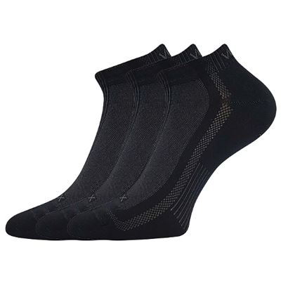 MORFAN low-cut sports socks made of modal BLACK