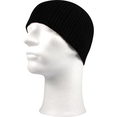 Men's knitted cap MOVANO thin BLACK