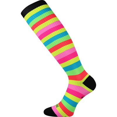 MULTIX striped multi compression knee socks