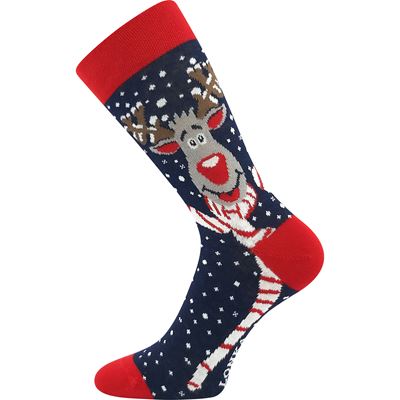 DEBOX picture socks, gift-wrapped, CHRISTMAS mix M