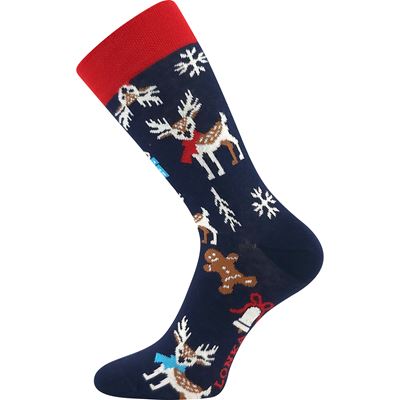 DEBOX picture socks, gift-wrapped, CHRISTMAS mix M