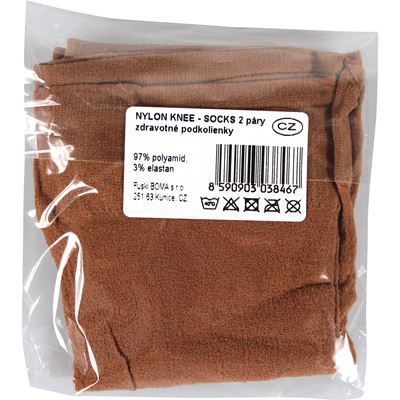 Women's nylon knee-socks NYLON knee-socks 20 DEN OPAL (tanned) 2 pairs packed only in a bag