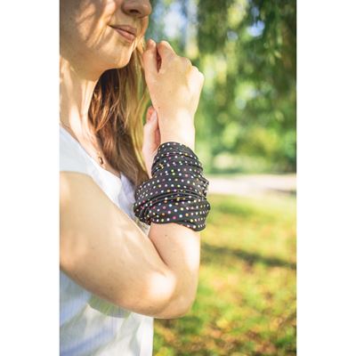 Tubus functional MULTIFUNCTIONAL SLEEVE VoXX polka dot BLACK AND COLOURFUL