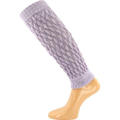 Women's winter leg warmers NARVIK with merino and alpaca PURPLE VoXX 126343 3