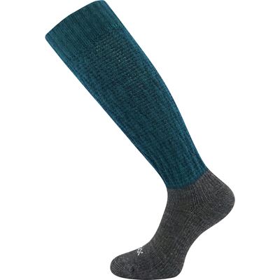 Women's winter socks NARVIK with merino and alpaca PETROLEUM