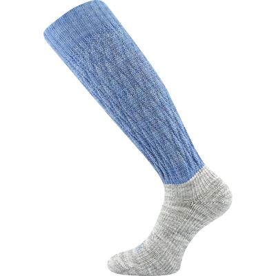 Women's winter socks NARVIK with merino and alpaca LIGHT BLUE