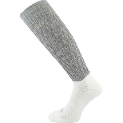Women's winter socks NARVIK with merino and alpaca LIGHT GREY