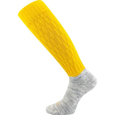 Women's winter socks NARVIK with merino and alpaca YELLOW