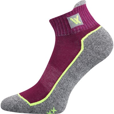 NESTY 01 fuchsia cotton sports socks