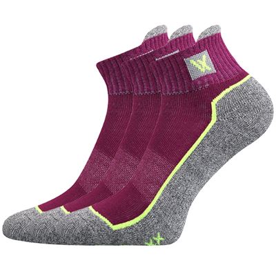 NESTY 01 fuchsia cotton sports socks