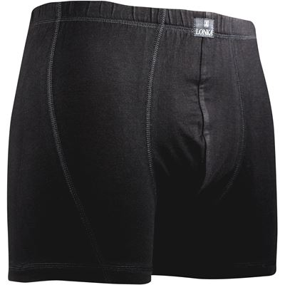 Men's bamboo boxer shorts NORBERT black