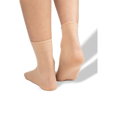 Women's nylon socks NYLON socks 20 DEN CAMEL 5 pairs per pack