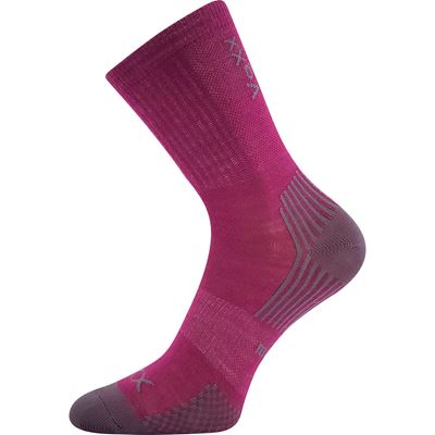 Children's thin merino socks OPTIMALIK with silver ions FUXIA VoXX 126567 3