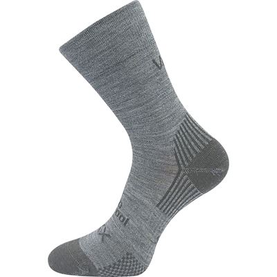 Thin OPTIMUS merino socks with silver ions LIGHT GREY