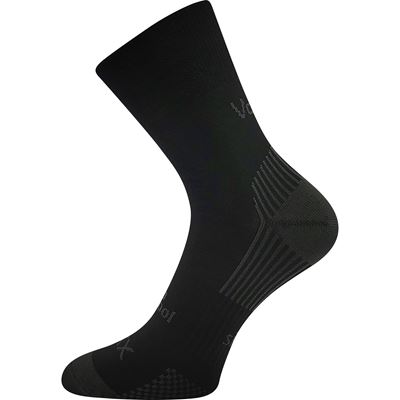 Thin OPTIMUS merino socks with silver ions BLACK